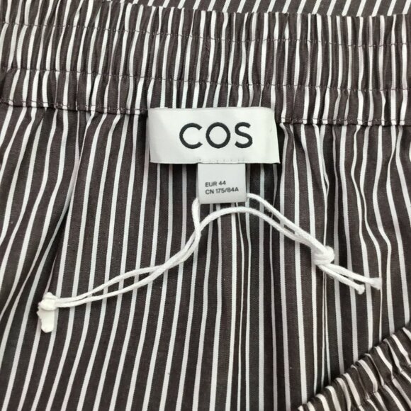 COS Striped Drawstring Midi Skirt Womens 44 - Picture 6 of 9